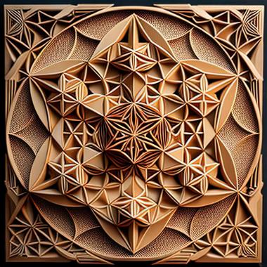 3D model sacred geometry (STL)